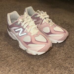 New Balance Blush and Off-White Sneakers